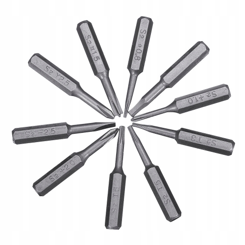 ZESTAW BITÓW WKRĘTAK PENTALOBE IPHONE IPAD MACBOOK AIR STAL S2 JM-8168
