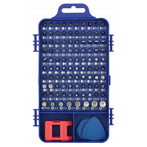 ZESTAW ŚRUBOKRĘTÓW PRECYZYJNYCH BITÓW WKRĘTAKI TORX OTWIERAKI SERWIS 115EL