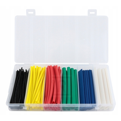 RURKI TERMOKURCZLIWE KOLOROWE KOSZULKI 100szt +SOLIDNA OPALARKA 300W HOTAIR