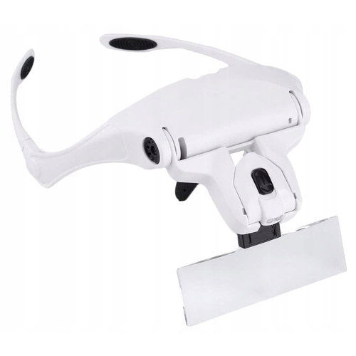 OKULARY POWIĘKSZAJĄCE LUPA ZEGARMISTRZOWSKA JUBILERSKA SERWIS 3,5x 2xLED B1