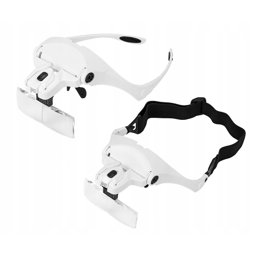 OKULARY POWIĘKSZAJĄCE LUPA ZEGARMISTRZOWSKA JUBILERSKA SERWIS 3,5x 2xLED B1