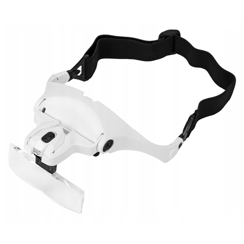 OKULARY POWIĘKSZAJĄCE LUPA ZEGARMISTRZOWSKA JUBILERSKA SERWIS 3,5x 2xLED B1