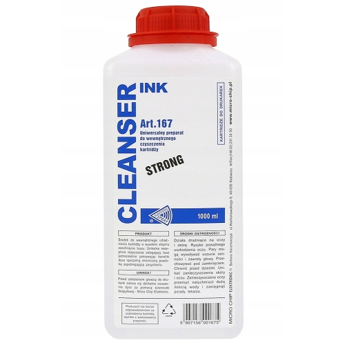CLEANSER INK STRONG - PŁYN DO REGENERACJI GŁOWIC KARTRIDŻY DRUKAREK MOCNY
