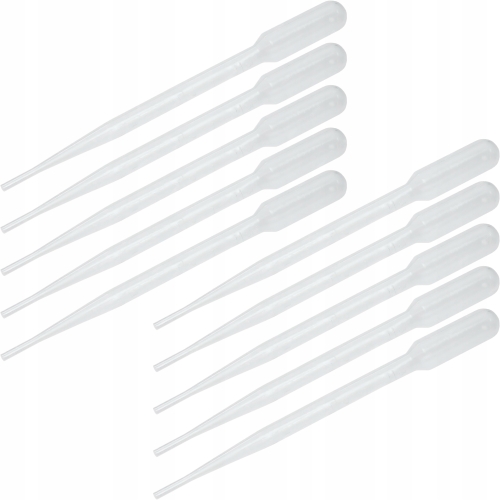 10szt PIPETA PASTEURA ZAKRAPLACZ DOZOWNIK PE 5ml