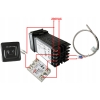 REGULATOR TEMPERATURY STEROWNIK REX C100V+ CZUJNIK TYP K+ SSR 40A +RADIATOR