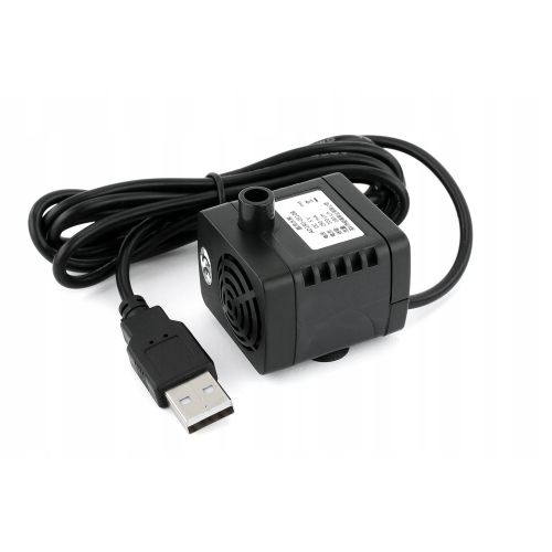 POMPKA AKWARIUM WODY ZATAPIALNA ZANURZENIOWA WODOODPORNA IPX8 USB 5W 180L/h