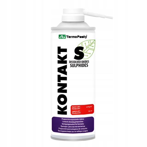 KONTAKT S PREPARAT ANTYKOROZYJNY DO CZYSZCZENIA STYKÓW 400ml ZE SZCZOTECZKĄ
