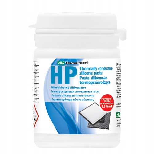 PASTA TERMOPRZEWODZĄCA SILIKONOWA DO ELEKTRONIKI AG TERMOPASTY HP 100g