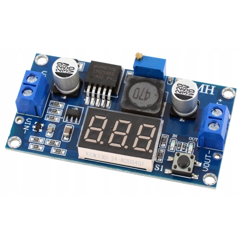 REGULOWANY STABILIZATOR NAPIĘCIA PRZETWORNICA MODUŁ ZASILAJĄCY LM2596S LED