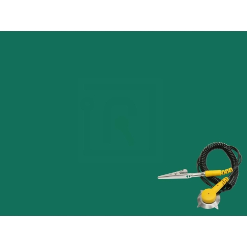 MATA ESD NATURALNA 600x300 2mm ZIELONA PRZEWÓD M