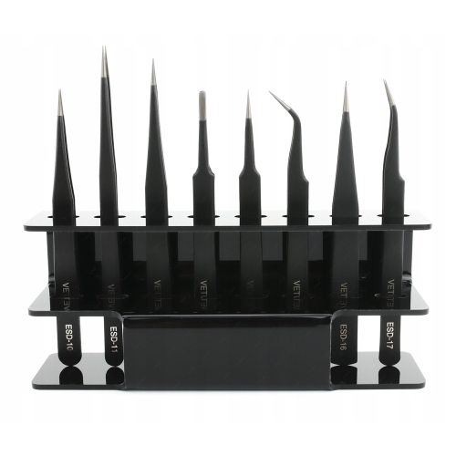 STOJAK PODSTAWKA UCHWYT ZESTAW PINCET VETUS 8szt