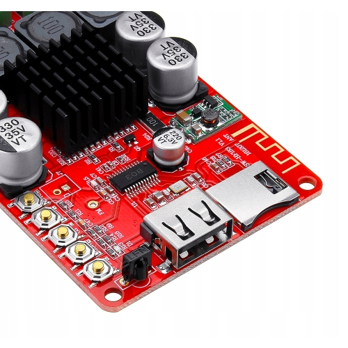WZMACNIACZ AUDIO BLUETOOTH 2x50W TPA3116 RADIO FM