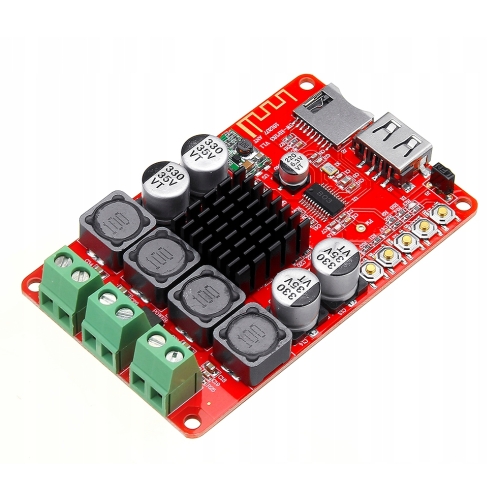 WZMACNIACZ AUDIO BLUETOOTH 2x50W TPA3116 RADIO FM