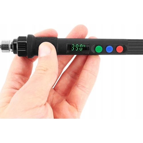 LUTOWNICA PRECYZYJNA Z PAMIĘCIĄ I REGULACJĄ TEMPERATURY S801B 80W! +3 GROTY