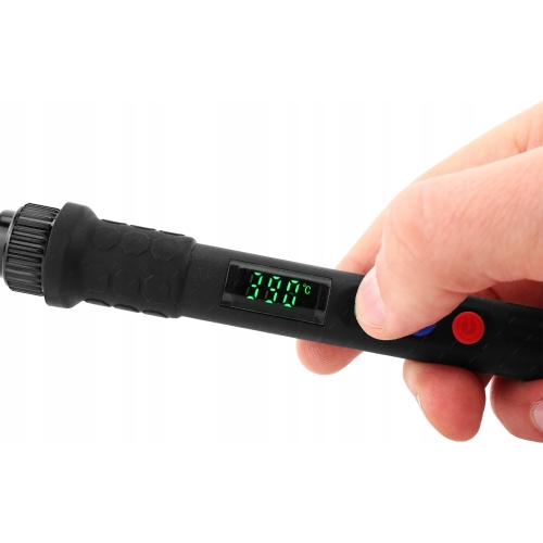 LUTOWNICA PRECYZYJNA Z PAMIĘCIĄ I REGULACJĄ TEMPERATURY S801B 80W! +3 GROTY