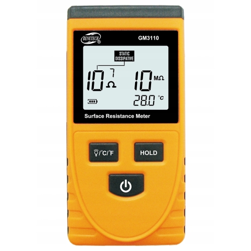 MIERNIK ESD REZYSTANCJI POWIERZCHNIOWEJ MATERIAŁÓW