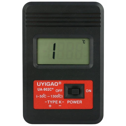 CYFROWY MIERNIK TEMPERATURY TERMOMETR UA902C 1300C