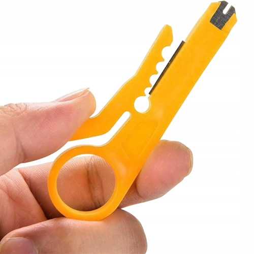 ŚCIĄGACZ IZOLACJI DO KABLI PRZEWODÓW MINI WCISKACZ PRECYZYJNE OSTRZE NÓŻ