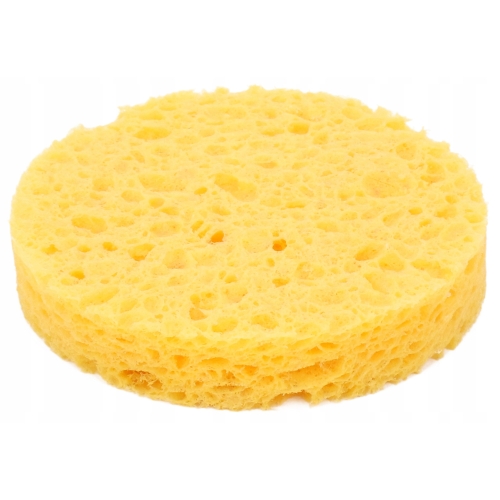 GĄBKA DO CZYSZCZENIA GROTÓW - ŁADNA ŻÓŁTA OKRĄGŁA