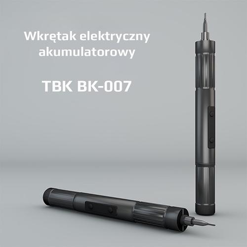 ELEKTRYCZNY WKRĘTAK WKRĘTARKA TBK BK-007 24 BITY