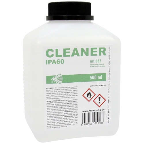 IZOPROPANOL ALKOHOL IZOPROPYLOWY IPA60% 500ml 0,5L