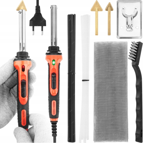 LUTOWNICA SPAWARKA DO PLASTIKU ZGRZEWARKA RT0218 100W + AKCESORIA GROTY