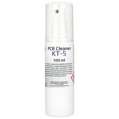 PCB CLEANER KT-5 100ml A CZYSZCZENIE TOPNIKÓW PAST