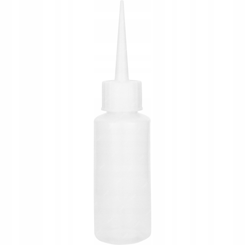 BUTELKA DOZOWNICZA NA PŁYNY BUTELKA LDPE Z CIENKIM DŁUGIM APLIKATOREM 50ml