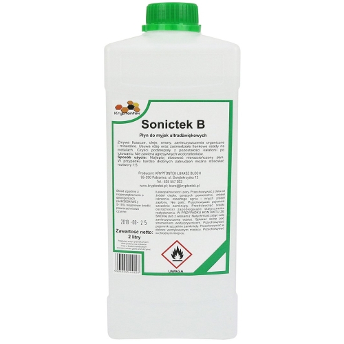SONICTEK B PŁYN DO MYJEK ULTRADZWIĘKOWYCH 2L