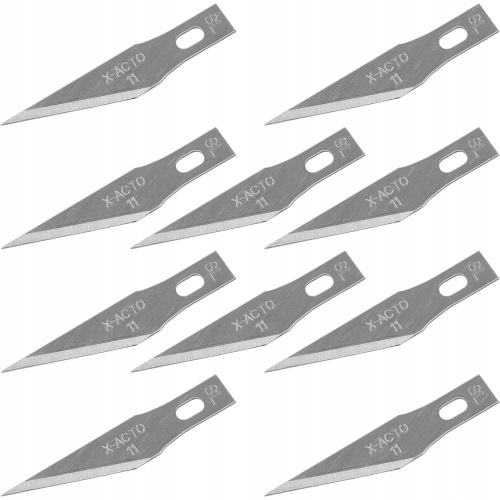 10 OSTRZY DO SKALPELI PREZYCYJNYCH NOŻYKA NOŻA DO CIĘCIA PAPIERU BSD-11A