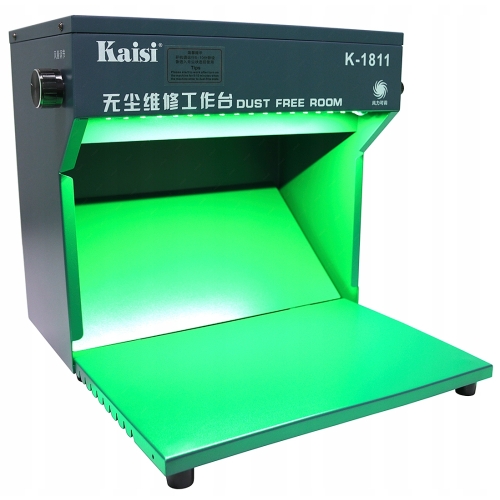 KOMORA LAMINARNA BEZPYŁOWA KAISI K-1811 FILTR HEPA LAMPA NAPRAWA TELEFONÓW