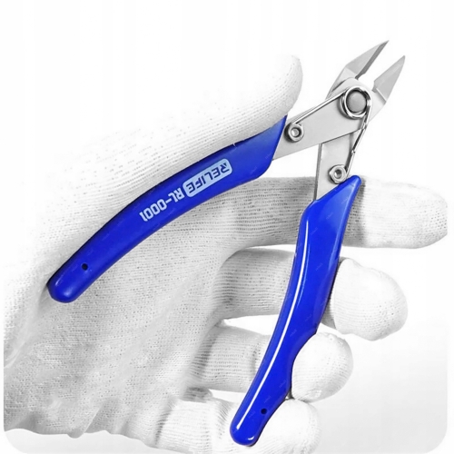 CĄŻKI BOCZNE SZCZYPCE OBCINACZKI NIEBIESKIE RELIFE - MOCNA SPRĘŻYNA TRWAŁE