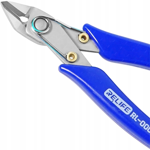 CĄŻKI BOCZNE SZCZYPCE OBCINACZKI NIEBIESKIE RELIFE - MOCNA SPRĘŻYNA TRWAŁE