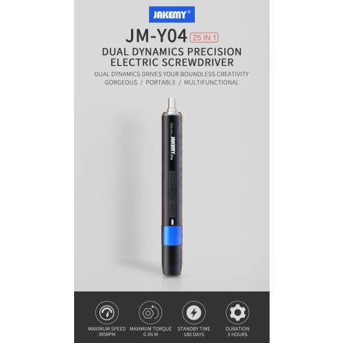 ELEKTRYCZNY WKRĘTAK WKRĘTARKA JAKEMY JM-Y04 4xLED