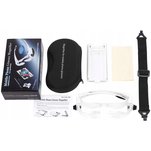 OKULARY POWIĘKSZAJĄCE DO CZYTANIA NAPRAW MODELI OGNI 27-45cm POW 1,3 - 3,8x