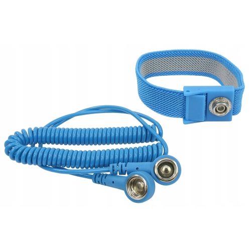 OPASKA ANTYSTATYCZNA UZIEMIAJĄCA NA RĘKE DO ELEKTRONIKI ESD NAPY 1,5m