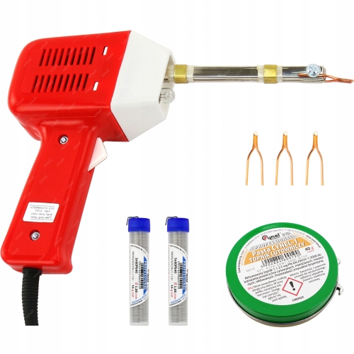 LUTOWNICA TRANSFORMATOROWA PRECYZYJNA PISTOLETOWA LT-100PRO 100W +AKCESORIA