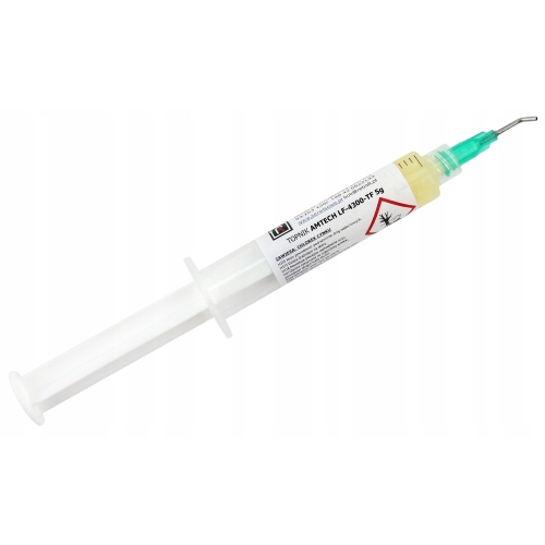 TOPNIK AMTECH LF-4300-TF 5g FLUX PASTA LUTOWNICZA ŻEL DO LUTOWANIA BGA SMD