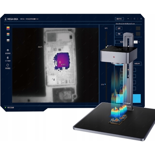 KAMERA TERMOWIZYJNA INSPEKCYJNA SUPER IR CAM 2S 3D TERMOWIZJA 3D DO SERWISU