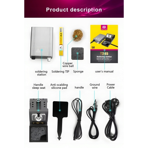 MOCNA STACJA LUTOWNICZA OSS TEAM T245 130W C245 I MODEL WYŻEJ OD T12-X PLUS