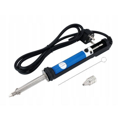 ROZLUTOWNICA ELEKTRYCZNA Z ODSYSACZEM SSĄCA CYNĘ XS-842SD 30W 2 GROTY IGŁA