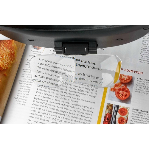 OKULARY POWIĘKSZAJĄCE DO CZYTANIA SZKŁO LUPA JUBILERSKA 6x MG81001-G 2x LED