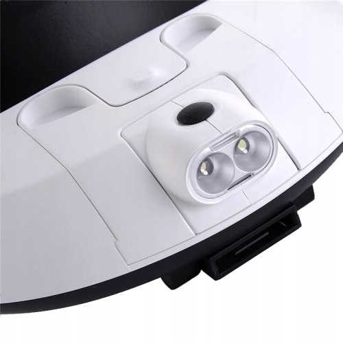 OKULARY POWIĘKSZAJĄCE DO CZYTANIA SZKŁO LUPA JUBILERSKA 6x MG81001-G 2x LED