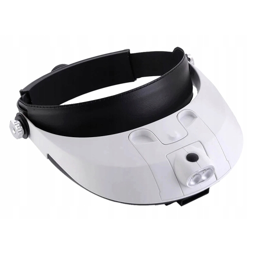 OKULARY POWIĘKSZAJĄCE DO CZYTANIA SZKŁO LUPA JUBILERSKA 6x MG81001-G 2x LED