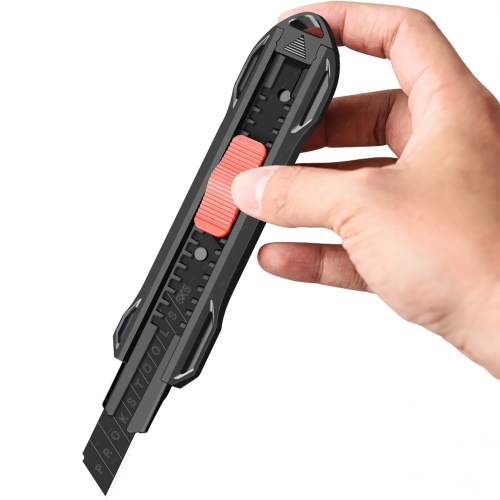 UNIWERSALNY PORĘCZNY NOŻYK NÓŻ DO TAPET TAPECIAK OSTRZA ŁAMANE 18mm SK5