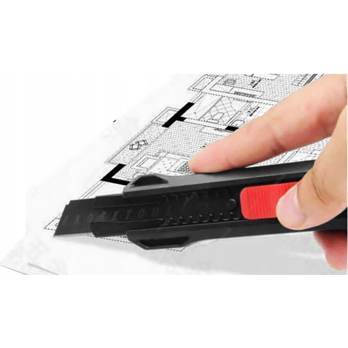 UNIWERSALNY PORĘCZNY NOŻYK NÓŻ DO TAPET TAPECIAK OSTRZA ŁAMANE 18mm SK5