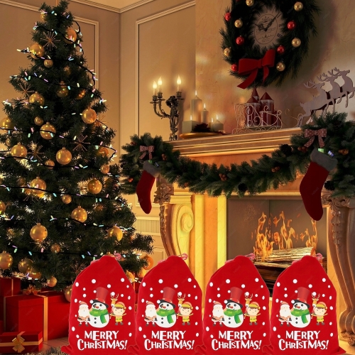 4x WOREK TOREBKA ŚWIĄTECZNA PREZENTOWA OPAKOWANIE POD CHOINKĘ PREZENT 30x40