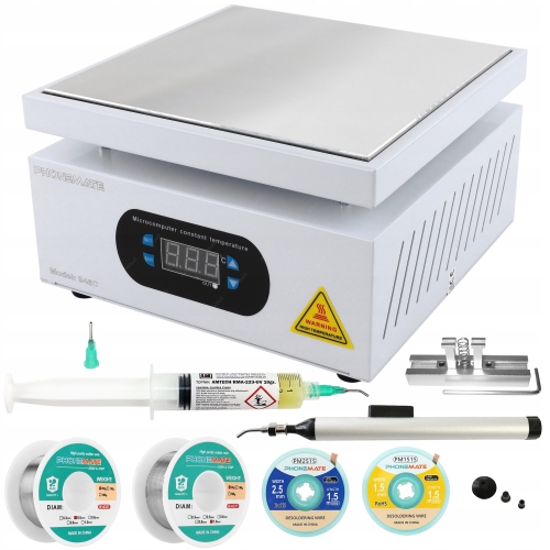 PODGRZEWACZ BGA PCB SEPARATOR LCD PHONEMATE 946C+CYNA TOPNIK PLECIONKA FLUX