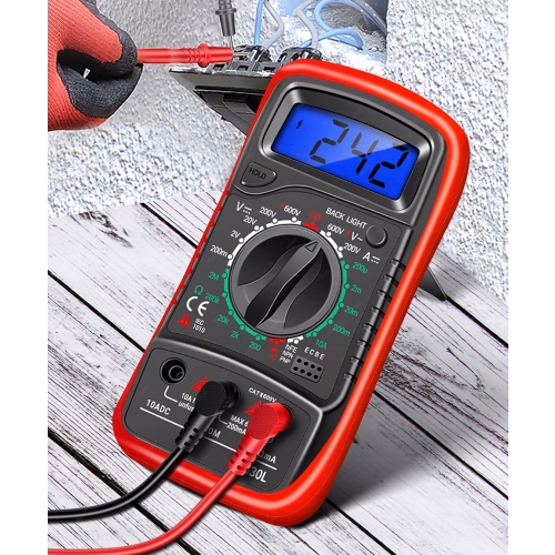 MULTIMETR MIERNIK ELEKTRYCZNY NAPIĘCIA PRĄDU + SASZETKA + ZESTAW NARZĘDZI
