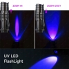 LATARKA LED UV 5W 395nm ZESTAW SURVIVALOWY W ETUI + AKUMULATOR + ŁADOWARKA